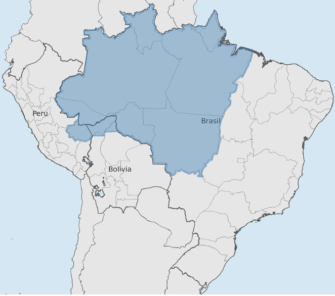 Mapa de zona castañera de los principales países productores
